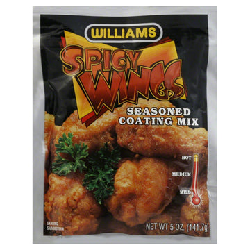 Williams Spicy Wings Seasonings, 5 Ounces (Pack Of 12)