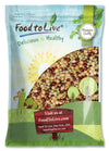Food to Live - Crunchy Mix of Sprouting Bean Seeds, 10 Pounds - Green Peas, Adzuki, Lentils, Garbanzo, Kosher, Raw