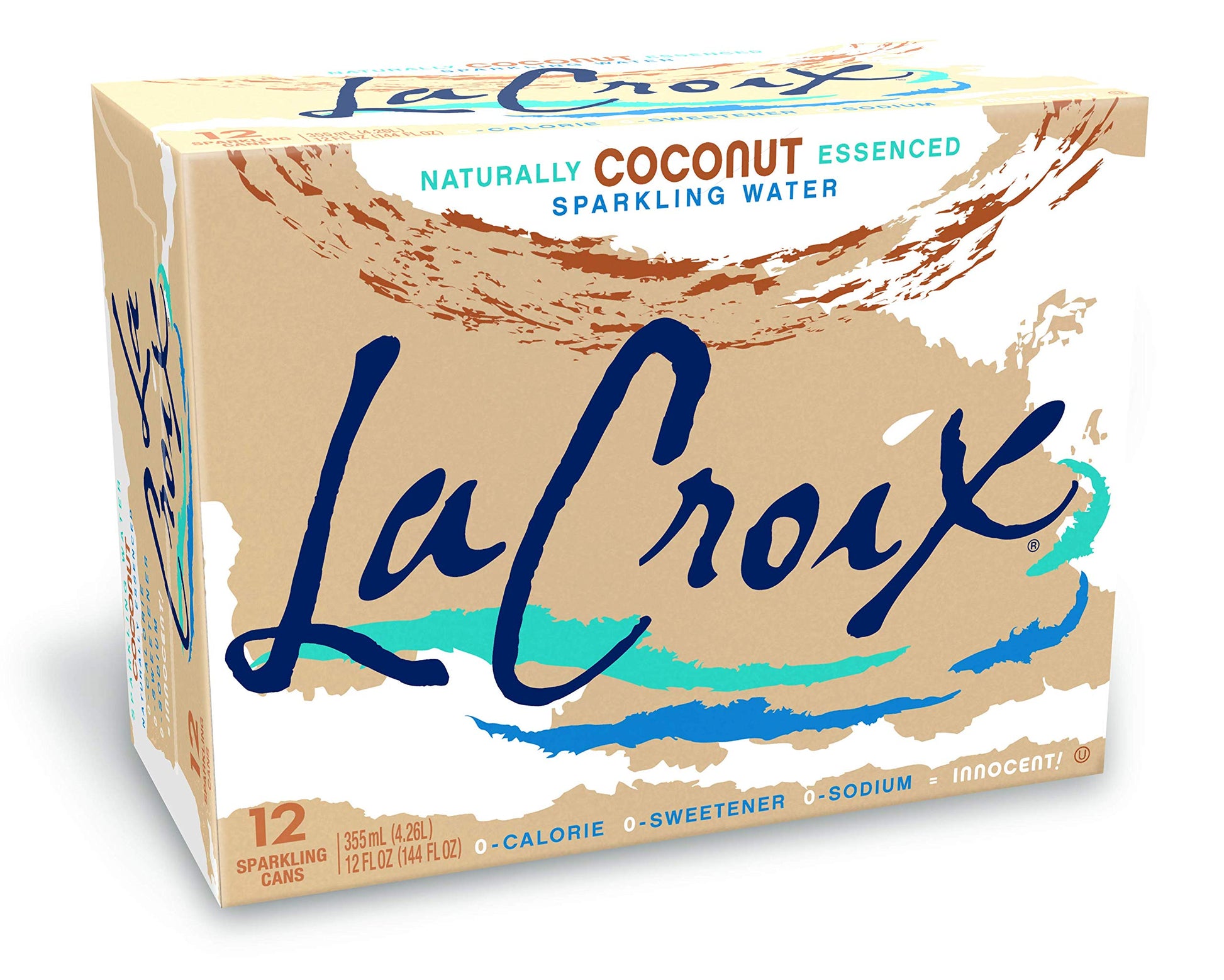 La Croix Sparkling Water, Coconut, 12 Fl Oz (pack of 12)