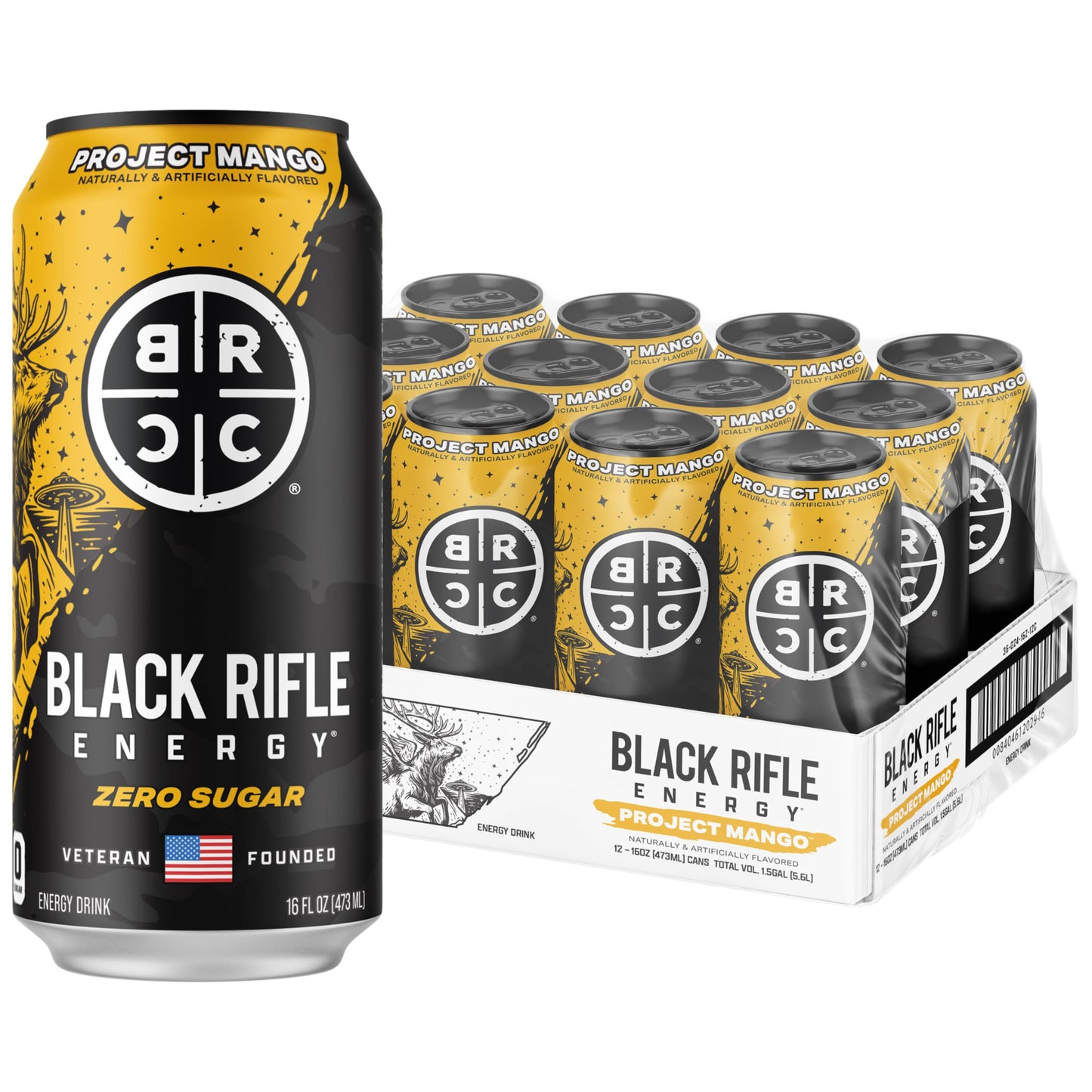 Black Rifle Coffee Company Project Mango Coffee, 16 oz, 12 Count