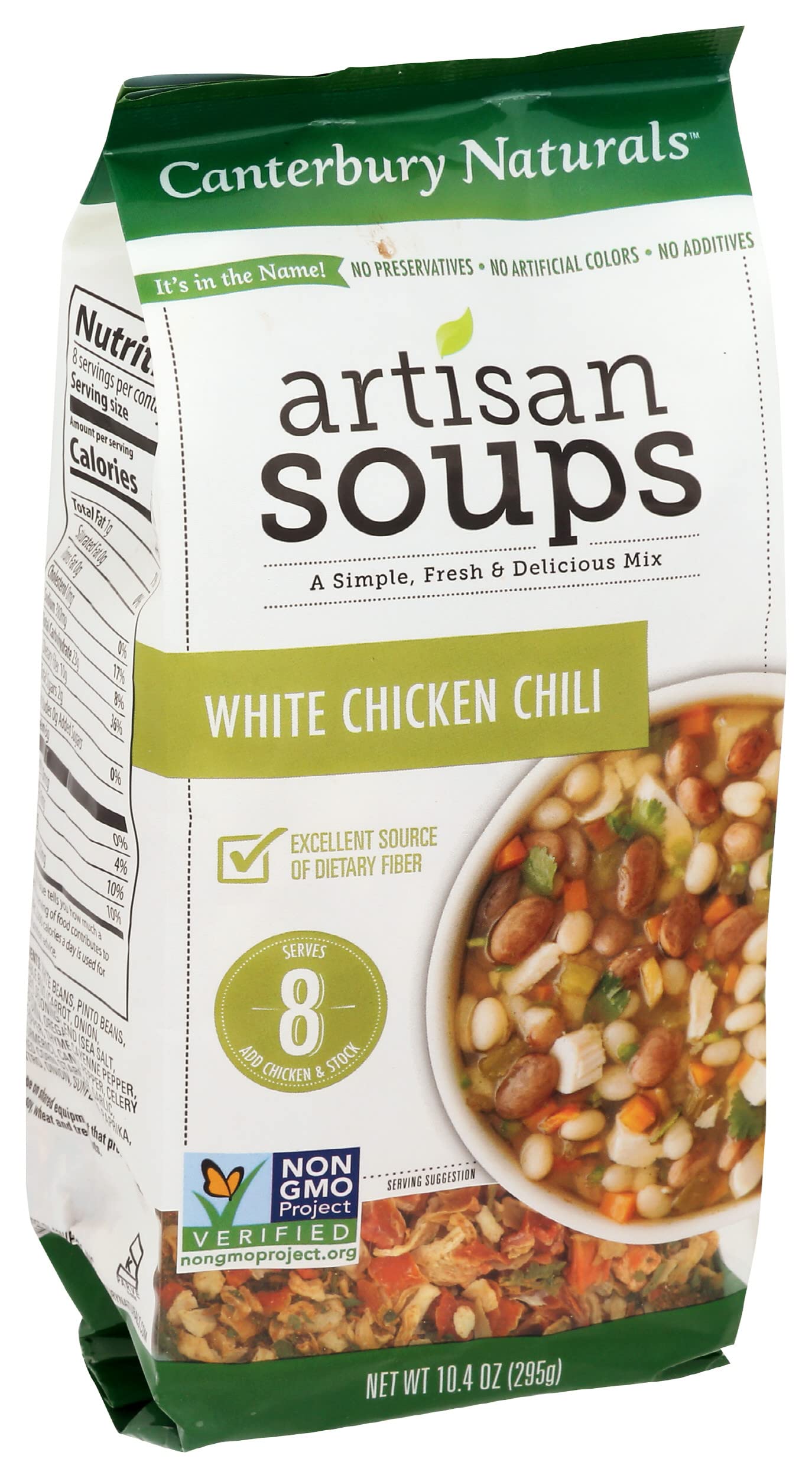 Canterbury Naturals Artisan Soup Mix, White Chicken Chili, Non-Gmo, Makes 8 Servings (10.4 Ounce (Pack Of 3))