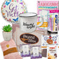 Get Well Soon Gift Basket For Women Care Package W/Balloon, Feel Better Soon Gift, Variety Box W/Snacks After Surgery Hospital O