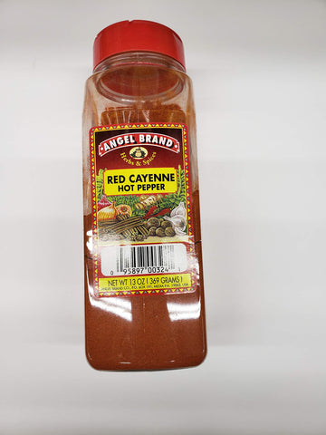 Angel Brand Red Cayenne Pepper - 13 oz Single Bottle - Ground Cayenne Pepper Powder for Cooking, Seasoning, and Spicy Recipes.