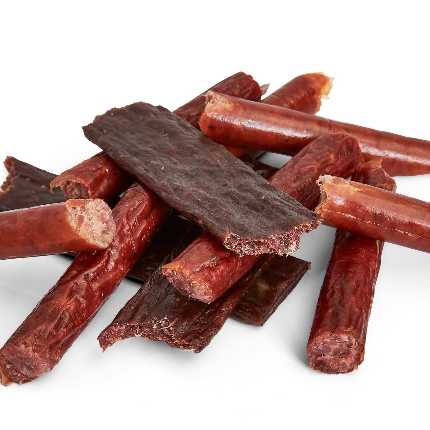 Jerky Dynasty Big Game Mix Jerky Wild Range Variety Pack With Elk, Venison & Buffalo - Unique Farm-Raised Gourmet Jerky Mix, Fla