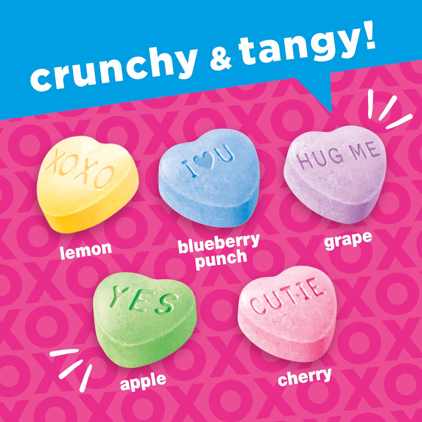 SweeTARTS Conversation Hearts, Valentines Day Candy, 10 Ounce Package