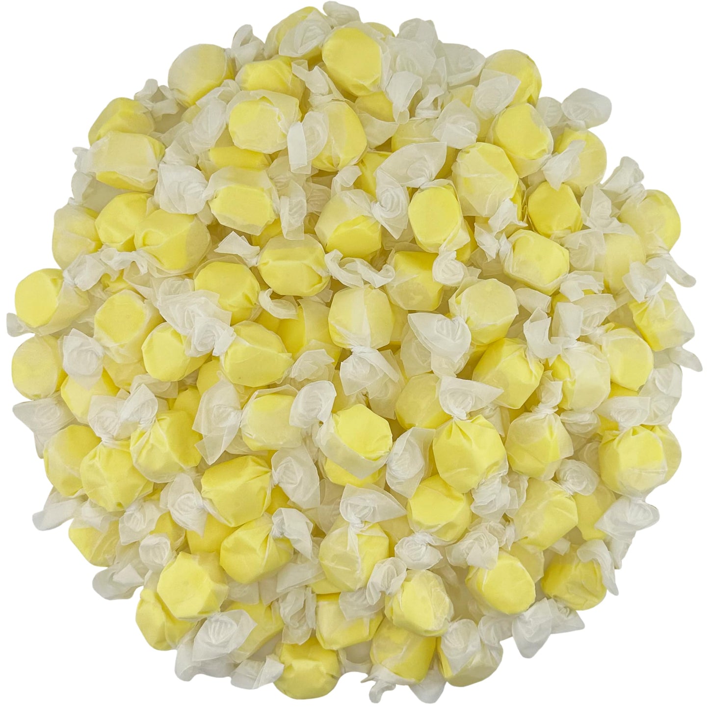 Variety Gourmet Saltwater Taffy (Yellow Lemon, 2 Pound)