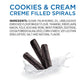 Got Milk Wafer Spirals, Cookies And Cream, 14 Oz. Tin With 36 Rolls, Delicious Rolled Wafer Rolls With Filling, Wafer Cookies F
