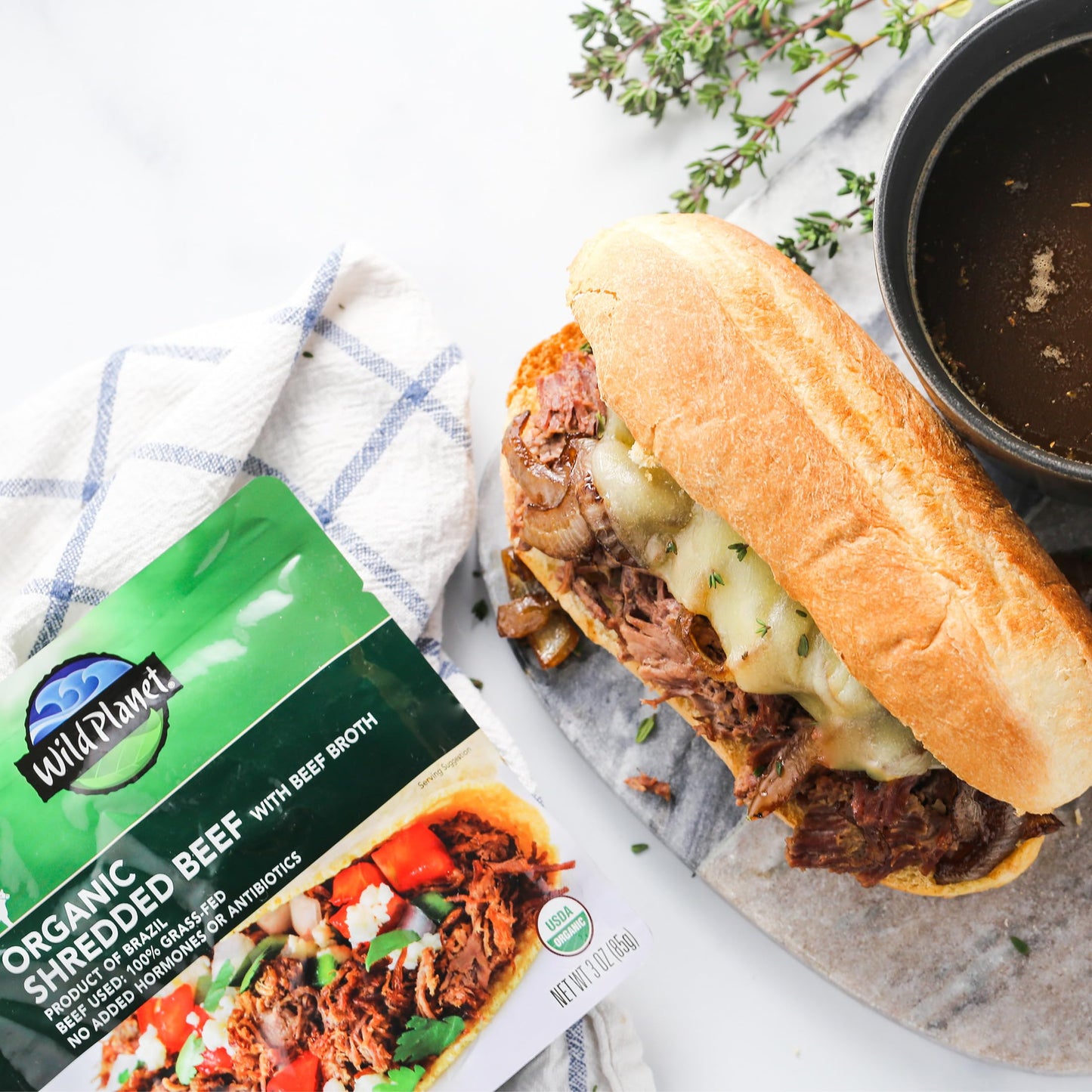 Wild Planet Usda Organic Shredded Beef With Beef Broth And Sea Salt, 3 Oz Pouch (Pack Of 24)