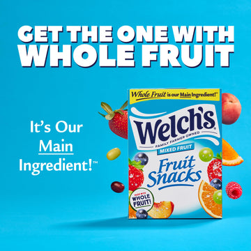 Welch'S Fruit Snacks, Mixed Fruit, Perfect Halloween Candy Bulk Pack, Gluten Free, Individual Single Serve Bags, 0.8 Oz (Pack Of