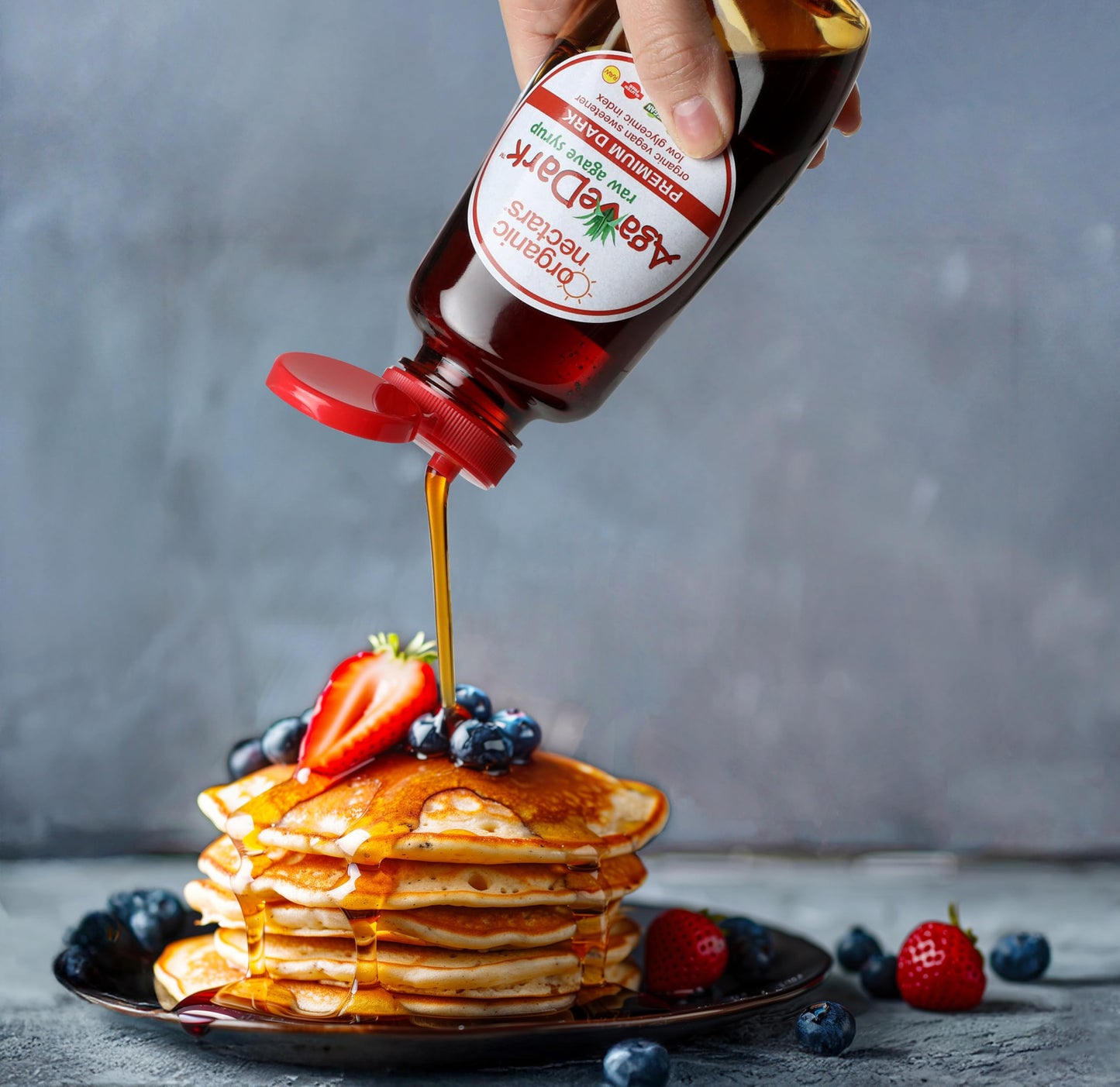 Organic Nectars Dark Agave Syrup - 17 Fl Oz (Pack of 1)