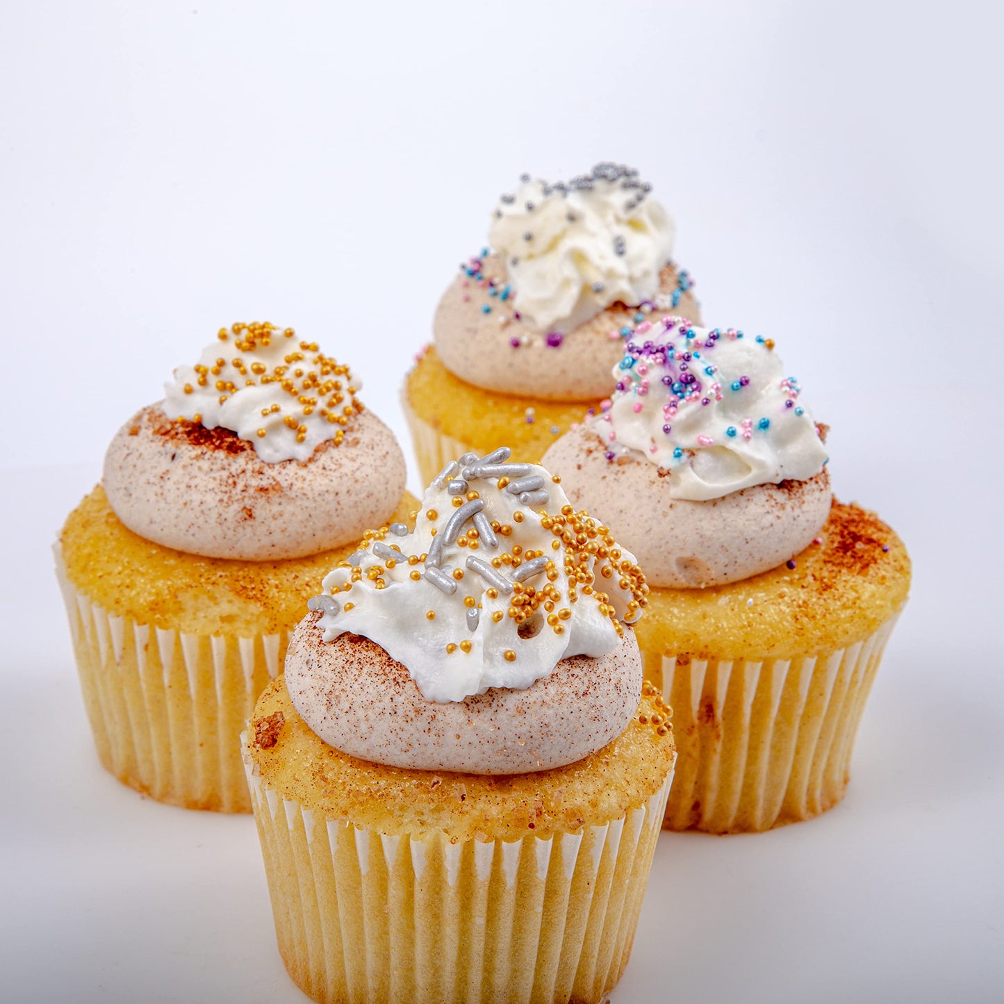Bakerpan Edible Silver Nonpareils Sprinkles for Cupcakes, Silver Sprinkles Edible for Cake Decorating - 5.1 Ounces (Made in USA)