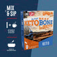 Lonolife Keto Beef Bone Broth Powder Mix | Grass-Fed, 10G Protein | Collagen-Rich, Keto & Paleo Friendly | Natural Ingredients |