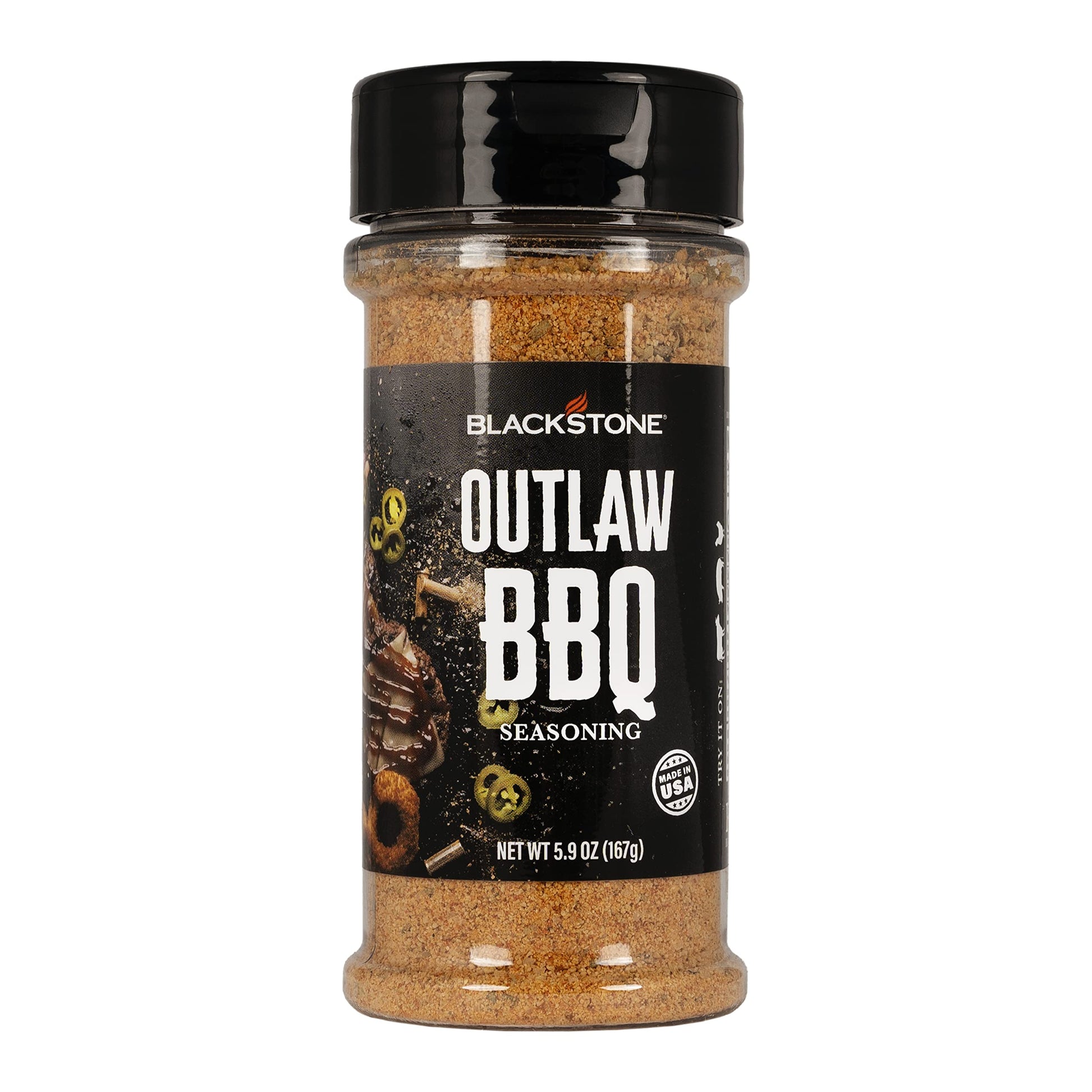 Blackstone 4160 Outlaw Bbq Powder For Beef, Poulty, Pork, Chicken, Fries, Steaks Tasty Spices With Sweetness And Citrus, All-Pur