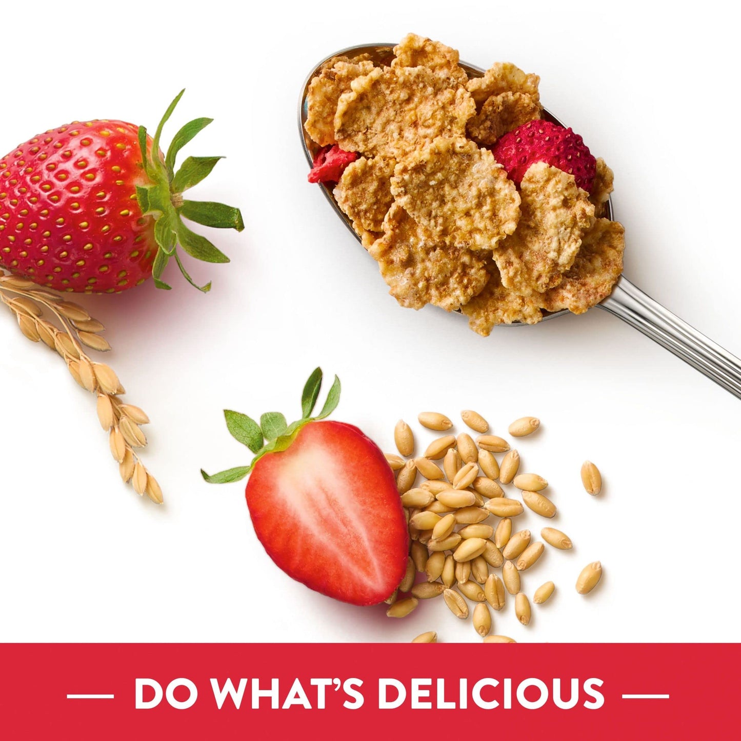 Kellogg’s Special K Breakfast Cereal Cups, 30oz (12 Cups) with Real Strawberries & 11 Vitamins and Minerals, 2.5 Ounce Pack