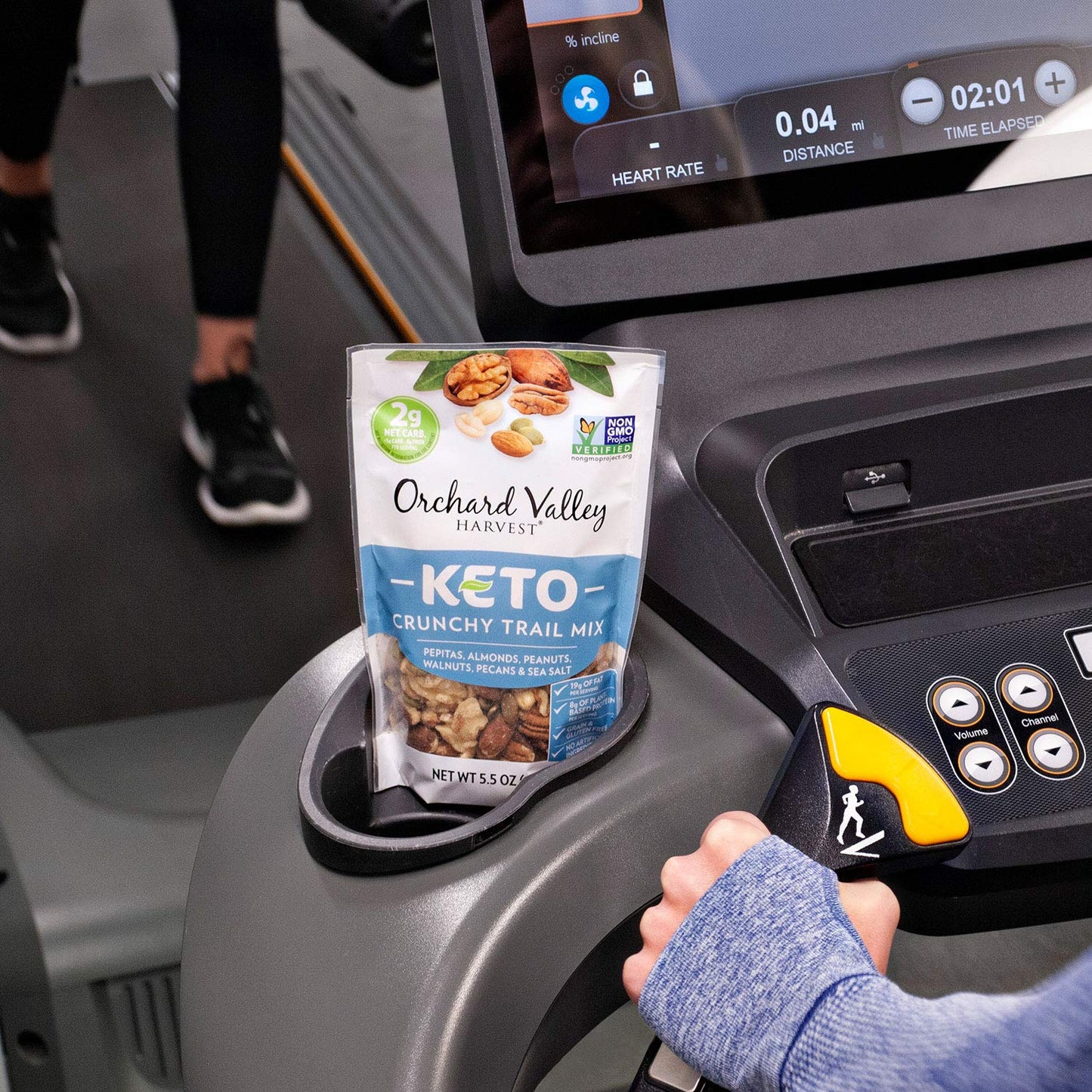 Orchard Valley Harvest Keto Crunchy Trail Mix, 5.5 Ounces (Pack Of 6), Pepitas, Almonds, Peanuts, Walnuts, And Pecans, Low Carbs