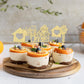 Gyufise 24Pcs Sweet Home Cupcake Toppers Gold Glitter Key Housewarming Cupcake Picks New Home Theme Party Cake Decorations Suppl