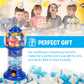 Playo 7.5'' Spiral Gumball Machine Toy - Spiral Style - Kids Twirling Style Candy Dispenser - Birthday Parties, Novelties, Party