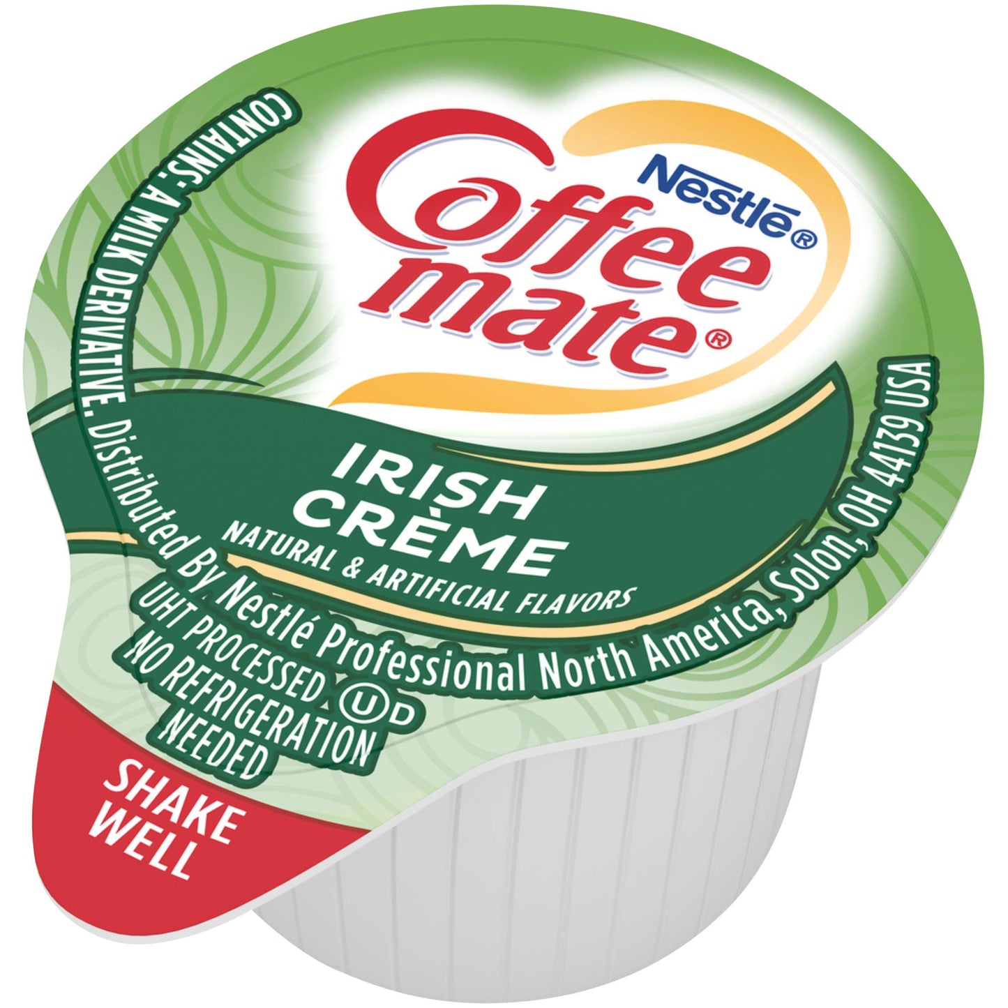 Coffee-Mate Irish Cream Liquid Creamer - 50/0.375 Oz. Cups Per Box, 4 Boxes Per Case