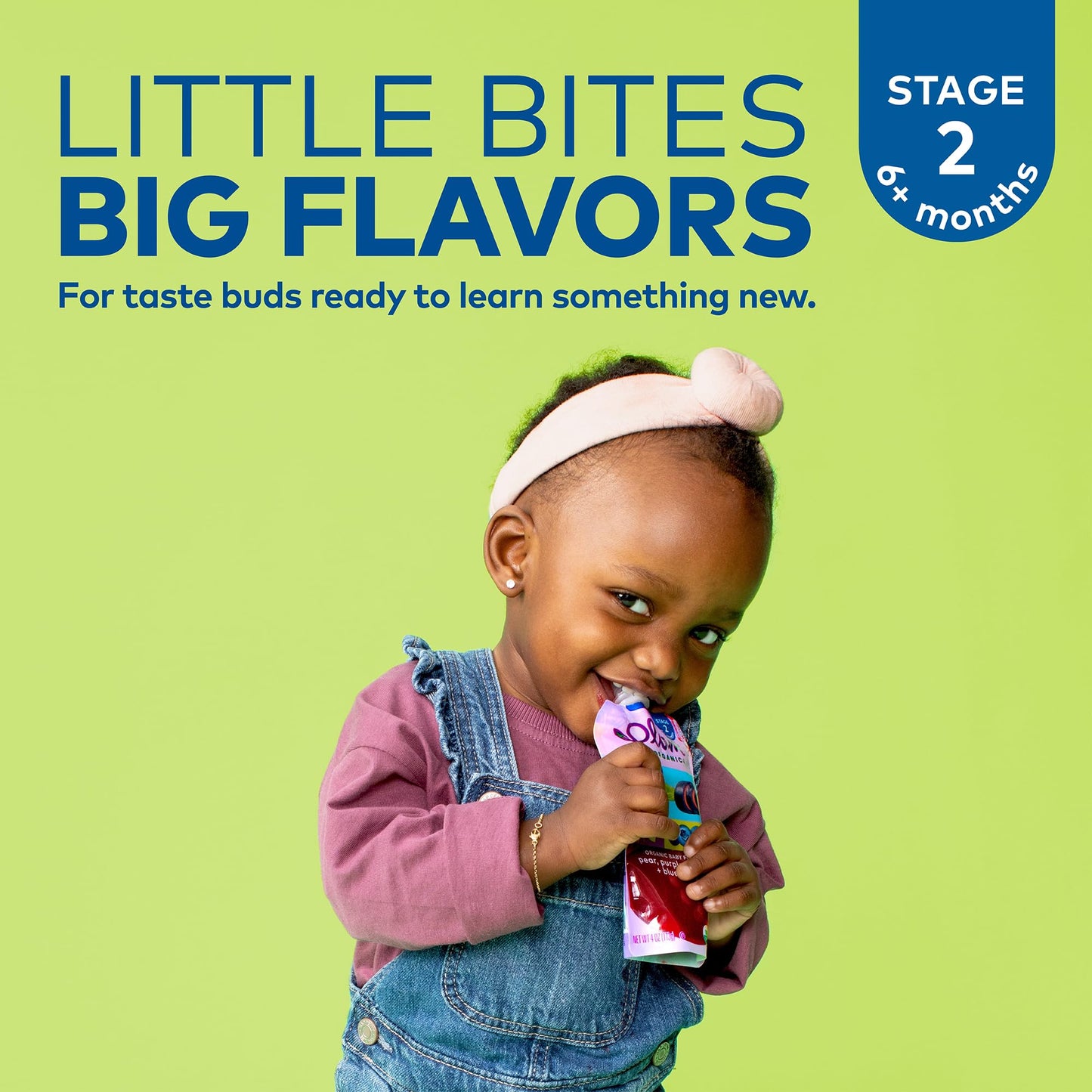 Plum Organics Stage 2 Organic Baby Food - Variety Pack - 4 Oz Pouch (Pack Of 8) - Fruit And Veggie Baby Food Pouch
