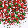 Edible Christmas Sprinkles for Cookies, Red and Green Sprinkles, Christmas Jimmies Sprinkles, Christmas Tree Candy Sprinkles for
