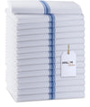 Avalon Dish Towels Set (Value Pack Of 15) Size 15X25 Inch, 100% Cotton Soft & Absorbent Linen Kitchen Towels, Tea Towels, Reusab