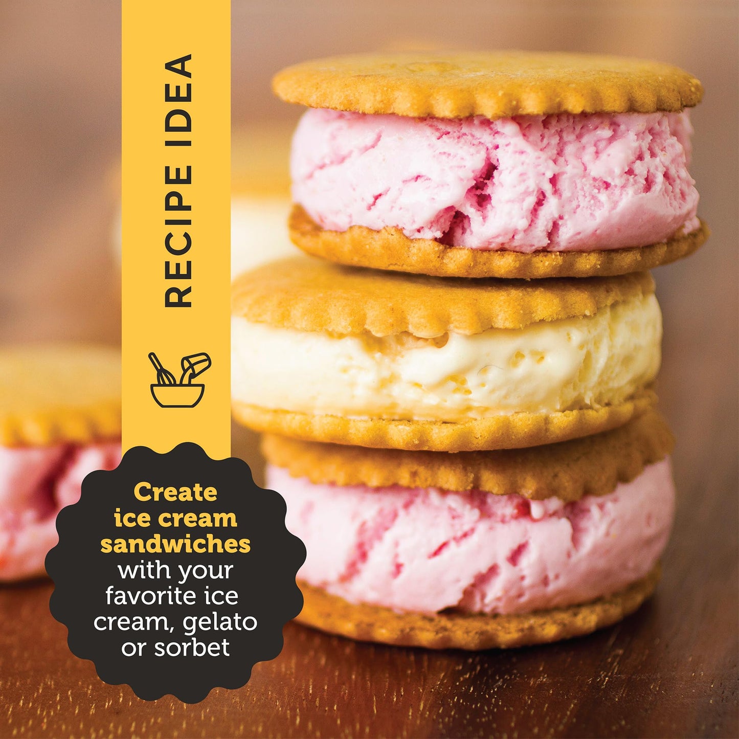 Deweys Bakery Meyer Lemon Moravian Style Cookie Thins, Bakery Fresh with Real Simple Ingredients, Low Calorie Snack, No Artific
