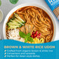 Lotus Foods Organic Brown Udon Rice Noodles, Gluten Free, Vegan, Whole Grain, 8 oz (Pack of 4)