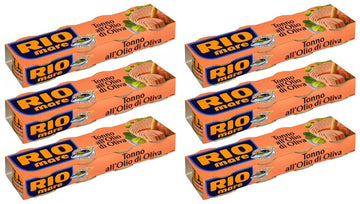 Rio Mare: Tuna Fish In Olive Oil, Yellowfin Tuna Quality - 80G (282Oz) Cans (Pack Of 24, 423Lb Total)  Italian Import ]