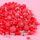 Red Sprinkles for Baking 4.23ounce - Sparkle Pearl Sprinkles for Cupcake Toppers, Ice Cream, Candy, Cookie Decorations - Silver 