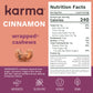 Cinnamon Cashews with Skin by Karma Nuts, Whole, Sweet, Roasted, Vegan, Gluten Free, Low Net Carb, Natural, Everyday Nut Snack,