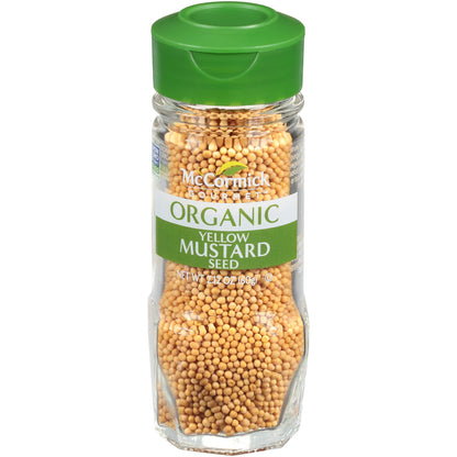 McCormick Gourmet Organic Yellow Mustard Seed, 2.12 oz