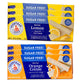 Voortman Sugar Free Wafers - Lemon (3, 9oz packs) - Variety Pack - Orange Cream (3, 9oz packs) - Made with Real Ingredients - 6 