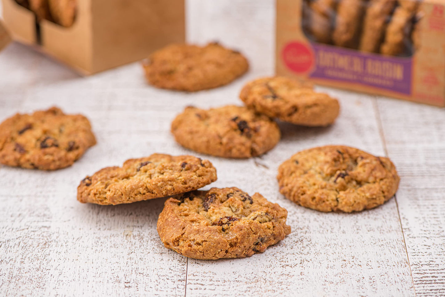 Christie Cookie Co., Oatmeal Raisin Cookies,Gourmet Cookies (8ct) (Sold Frozen)