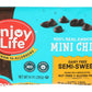 Enjoy Life Semi Sweet Chocolate Mini Chips, 10 oz, Brown, Model 853522000306