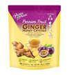 Prince of Peace Instant Ginger Honey Crystal with Passion Fruit 18g x 60 (bag) - Instant Hot or Cold Beverage that Soothes Throat - Easy to Brew - Drink Like a Tea - Gluten Free - Real Ginger