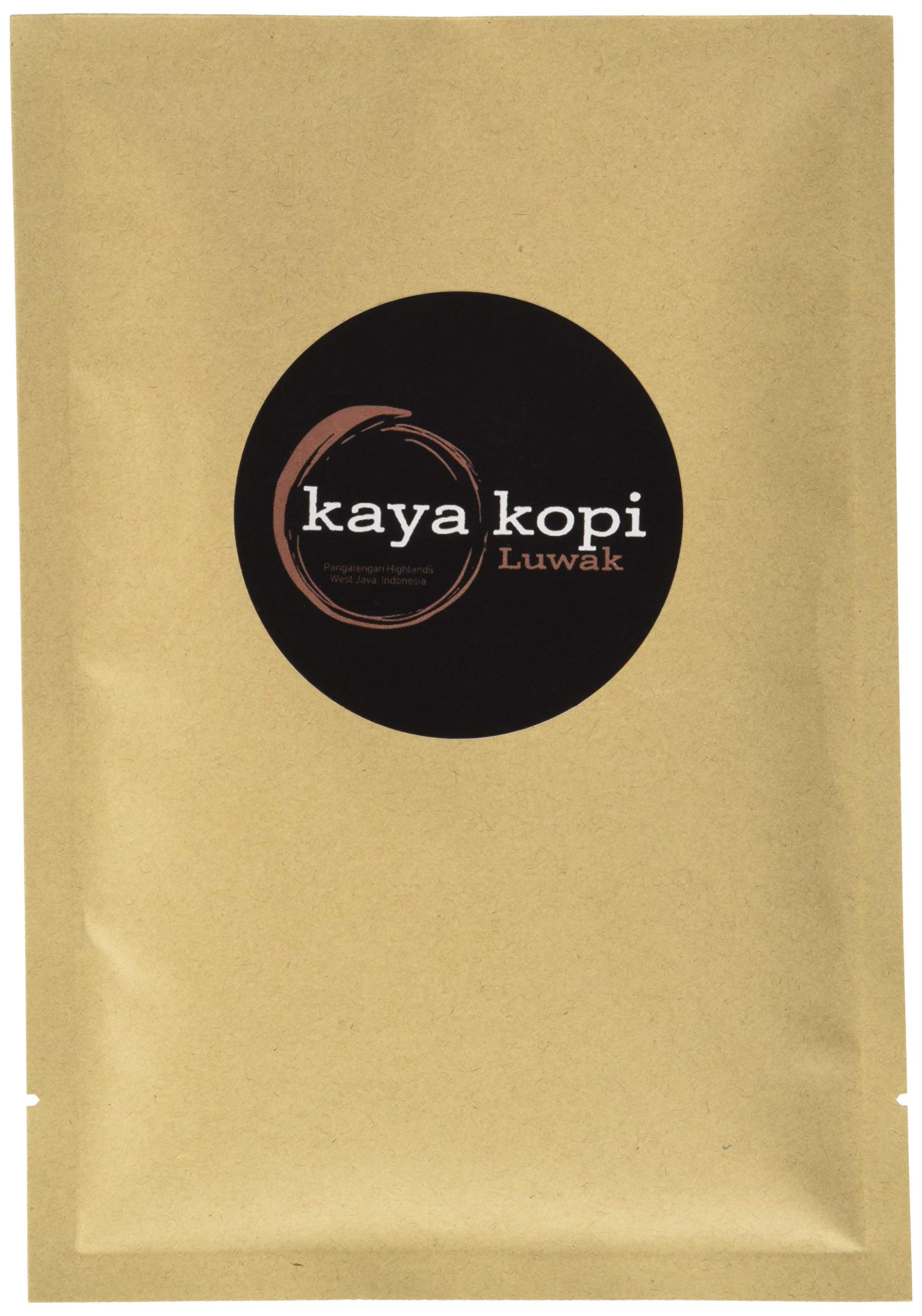 Kaya Kopi Premium Kopi Luwak Coffee Beans, Medium Roast, 1.76 Ounce (Pack of 1)