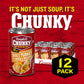 Campbell’s Chunky Soup Smoked Turkey with White and Wild Rice 18.6 Ounce Can (Pack of 12)