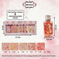 Confect Valentines Day Edible Sprinkles Mix - Gold, White & Pink Pearls With Stars & Hearts - Decorative Baking Sprinkles For Ca