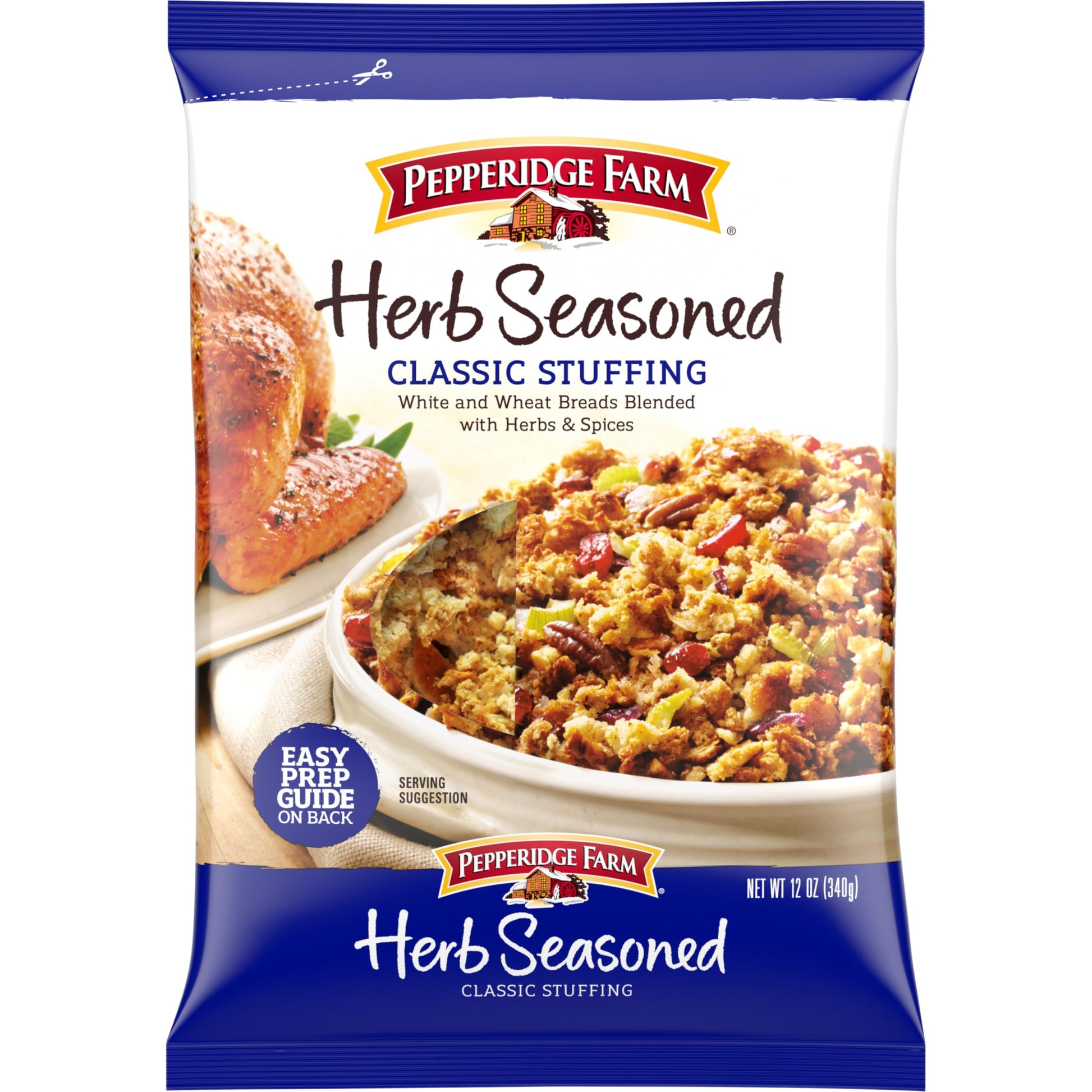 Pepperidge Farm Herb Seasoned Classic Stuffing  12 oz. Bag