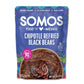 Somos Chipotle Refried Black Beans - Gluten Free, Non-Gmo, Vegan & Microwavable Meals Ready To Eat - Delicious, Healthy & Conven
