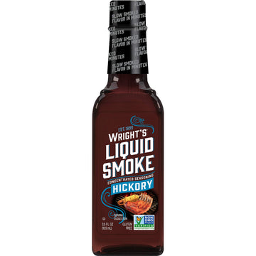 Wrights Liquid Smoke, Hickory Flavor, 3.5 Fl Oz, Pack of 1, Model 540747