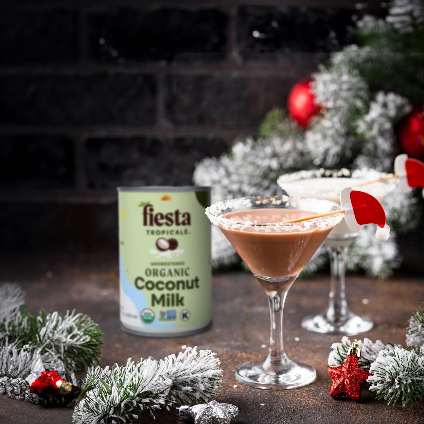 Fiesta Tropical   Unsweetened Organic Coconut Milk, 81 Oz Full Fat, Gluten Free, Dairy Free Milk, Plant Based Milk for Cooking,