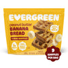 Evergreen Peanut Butter Banana Bread Waffles, 100% Whole Grain, 1 Full Combined Serving of Fruits & Veggies, Supports Gut Health