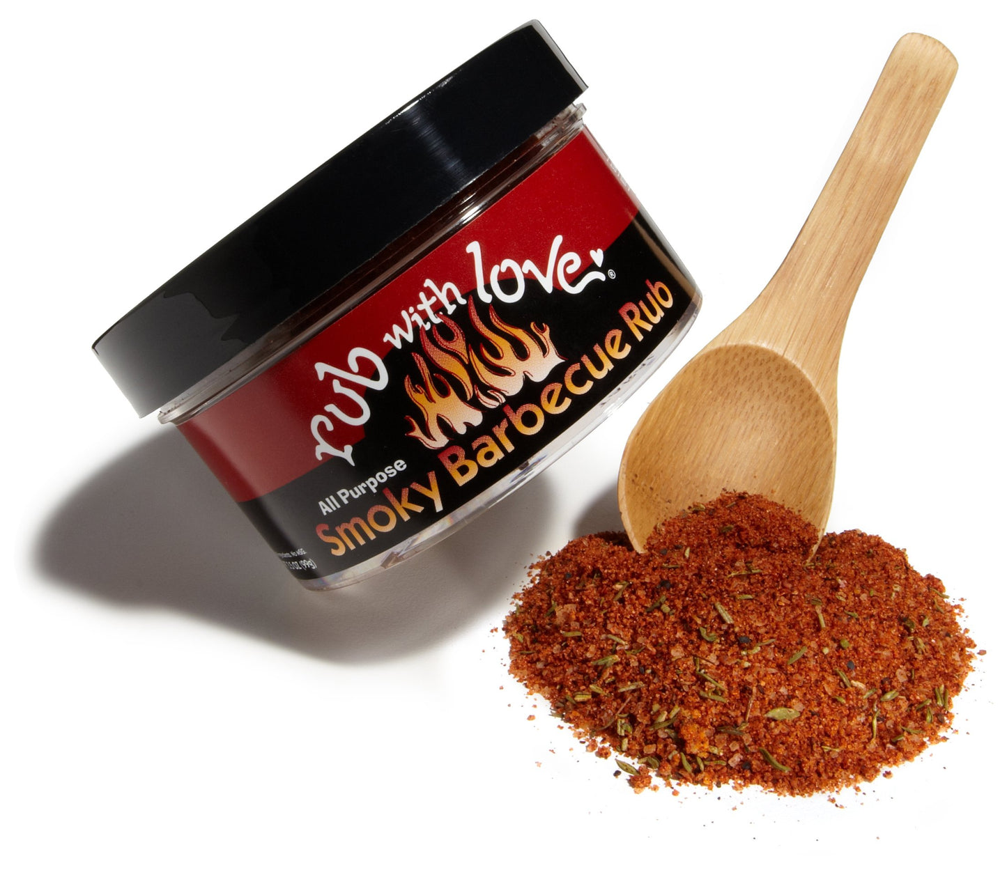 Rub with Love Smoky Barbecue Rub, 3.5 Ounce, Ideal for Grilling and Seasoning
