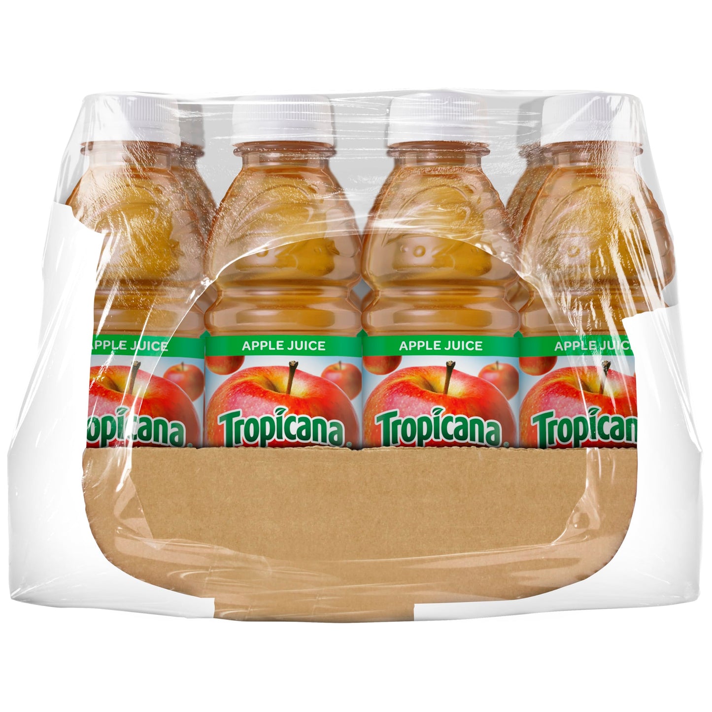 Tropicana 100% Apple Juice, 10 Fl Oz Bottles, Pack of 24 - Real Fruit Juice, No Added Sugars, Vitamin C Rich