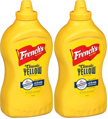Frenchs Classic Yellow Mustard, 30 oz (Pack of 2)