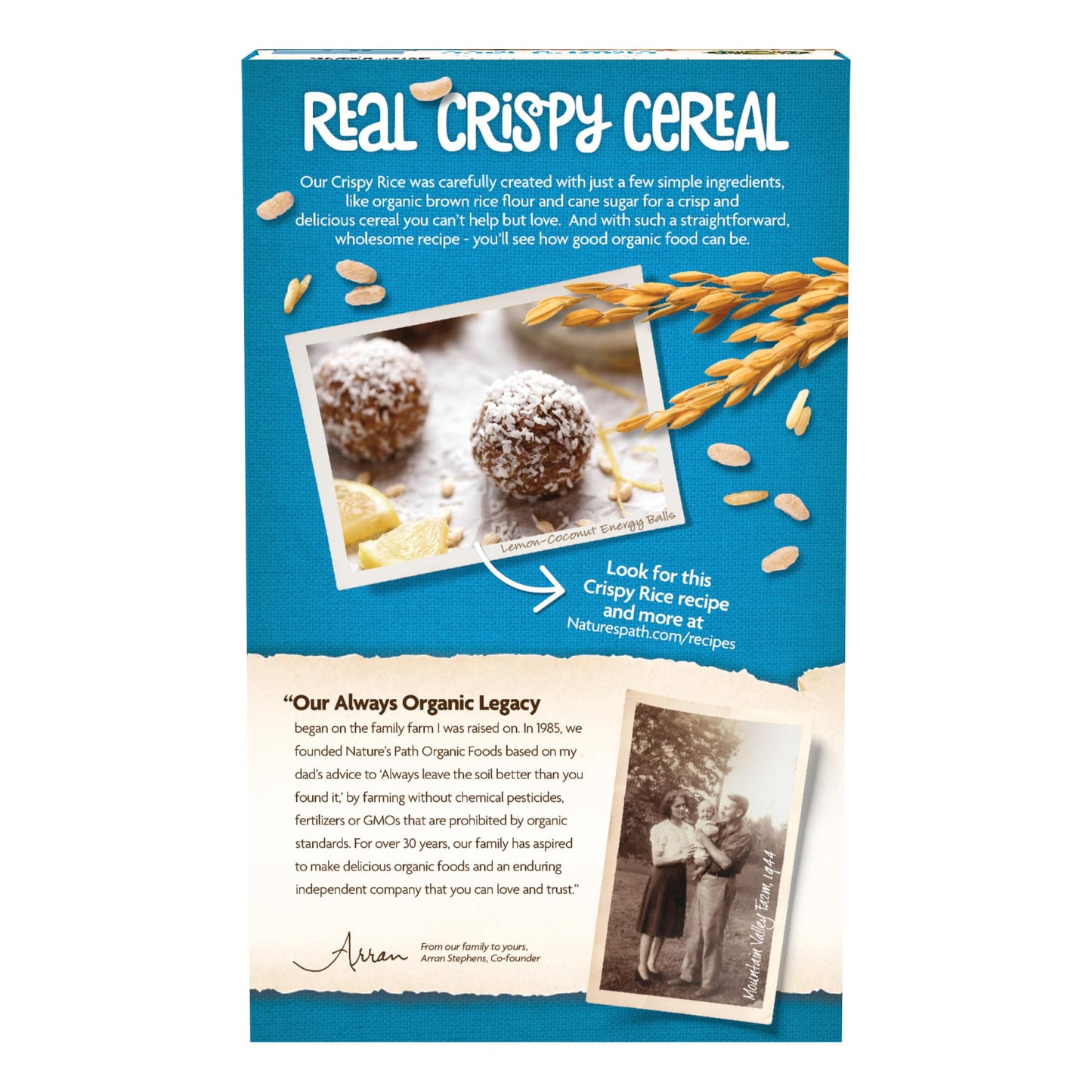 Natures Path Organic Crispy Rice Cereal, 10 oz (Pack of 1), Gluten Free, Non-GMO
