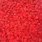 Sentovac Red Heart Confetti Sprinkles Edible Valentine Sprinkles for Cake Decorating Candy Cupcake Cake Topper Cookie Baking Dec