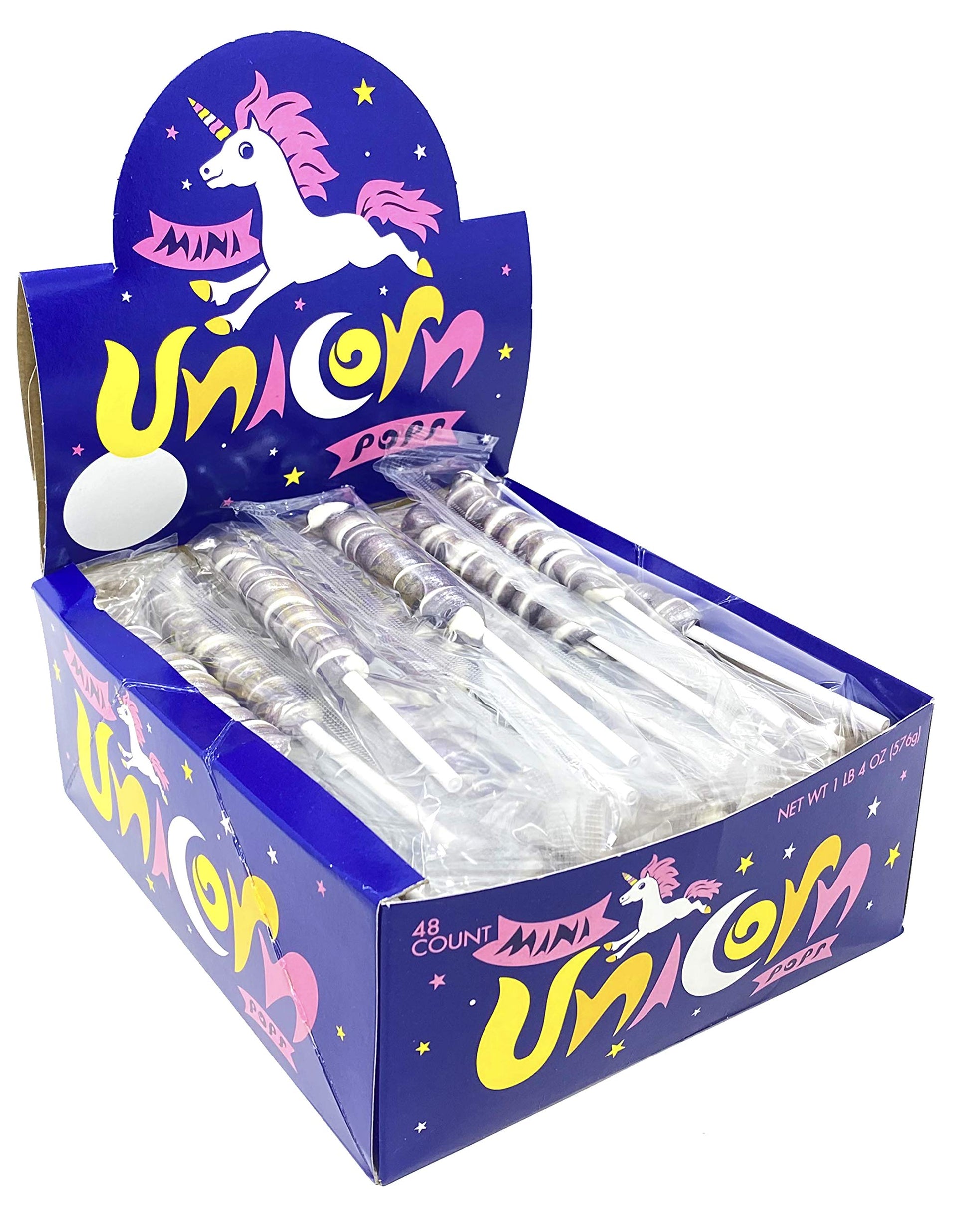 Adams & Brooks, Inc. Unicorn Pops 48 Count Individually Wrapped Unicorn Lollipops Great for Party Favors, Candy Buffets (Tutti F