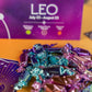Send A Cake Leo Zodiac Fountain Birthday Box, Chocolate Chip Bundt Cake, Ready to Gift, Pink & Purple Caramels
